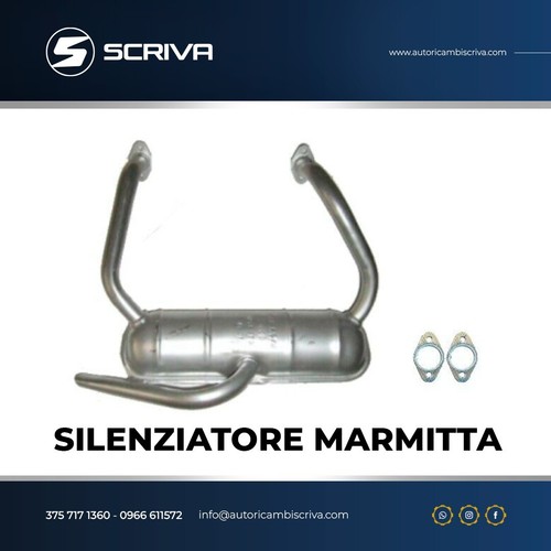 Marmitta silenziatore fiat 500 - marmitta,